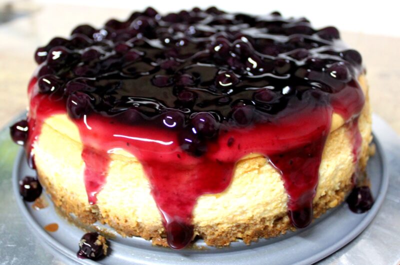 No-Bake Blueberry Cheesecake